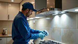 chimney deep cleaning and oil residue removal in Sector 2, Noida