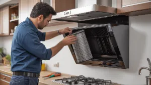 chimney mesh and baffle filter replacement in Sector 2, Noida